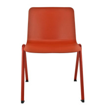 Seduta attesa Plus - senza braccioli - rosso - Unisit