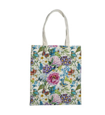 Shopper Nature Flowers - 42x38,5 cm - eco cotone - fantasie assortite - Pigna