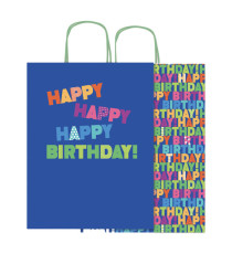 Shoppers - con manici - 16 x 21 x 8cm - fantasie assortite - Rex Sadoch