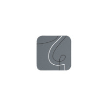 Sottobicchiere linea Linee - 10 x 10 cm - grigio - Stilcasa