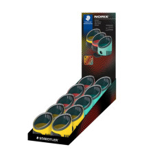 Temperamatite Norix® Tub - 1 foro - c/contenitore - colori assortiti - Staedtler