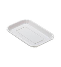 Vassoio bignè - 17,5  x 11 cm - melamina - bianco - Leone