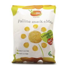 Palline snack - di mais - 40 gr - Vivibio