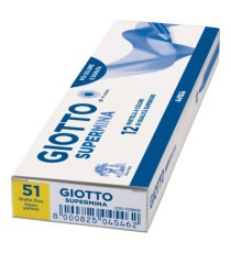Pastello Supermina - mina 4 mm - giallo fluo 51 - Giotto