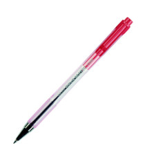 Penna a sfera a scatto BP S Matic - punta fine 0,7 mm - rosso - Pilot