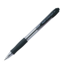 Penna a sfera a scatto Super Grip - punta fine 0,7 mm - nero - Pilot