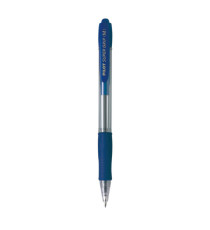 Penna a sfera a scatto Supergrip - punta media 1,0mm - blu - pilot