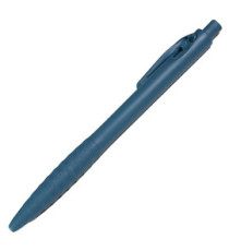 Penna detectabile retrattile - a lunga durata - leggermente ruvida - 14 cm - PP - nero