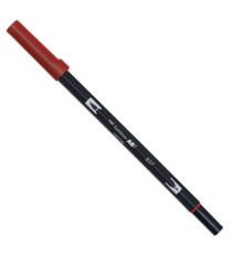 Pennarello Dual Brush 837 - wine red - Tombow