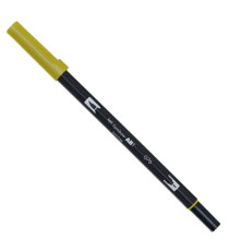 Pennarello Dual Brush N076 - green ochre - Tombow