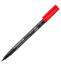 Pennarello Lumocolor Permanent 313 - punta 0,4 mm - rosso - Staedtler