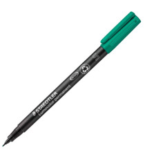 Pennarello Lumocolor Permanent 313 - punta 0,4 mm - verde - Staedtler