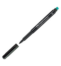 Pennarello Multimark universale permanente con gomma  - punta media 1,0mm - nero - Faber-Castell