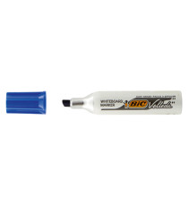 Pennarello Whiteboard Marker Velleda 1781 - punta a scalpello da 3,2 a 5,5mm - blu - Bic
