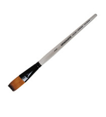 Pennello sintetico Graduate - piatto extra lungo - manico corto - n. 3/4 - Daler Rowney