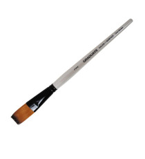 Pennello sintetico Graduate - piatto extra lungo - manico corto - n. 3/4 - Daler Rowney