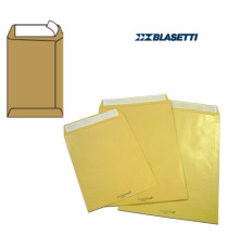 Busta a sacco Monodex - strip adesivo - 25 x 35,3 cm - 100 gr - avana - Blasetti - conf. 500 pezzi