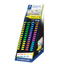 Evidenziatore Textsurfer Classic - punta a scalpello - tratto 1,0-5,0mm - colori assortiti - Staedtler - expo 60 pezzi