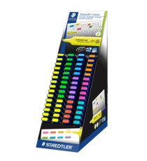 Evidenziatore Textsurfer Classic - punta a scalpello - tratto 1,0-5,0mm - colori assortiti - Staedtler - expo 60 pezzi