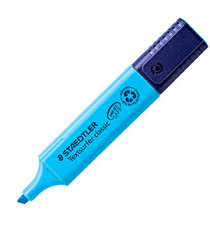 Evidenziatore Textsurfer Classic - punta a scalpello - tratto da 1,0-5,0mm - azzurro - Staedtler
