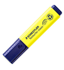 Evidenziatore Textsurfer Classic - punta a scalpello - tratto da 1,0-5,0mm - giallo  - Staedtler