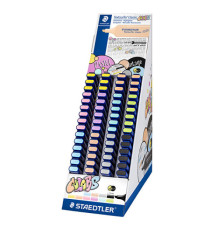 Evidenziatore Textsurfer Pastel - punta a scalpello - tratto 1,0-5,0mm - colori assortiti - Staedtler - expo 60 pezzi