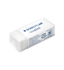 Gomma Rasoplast - 43 x19 x13 mm - per matita - bianca - Staedtler - conf. 30 pezzi
