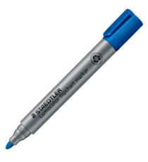Marcatore Lumocolor Flipchart 356 - a base d'acqua - punta tonda 2 mm - blu - Staedtler