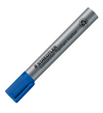 Marcatore Lumocolor Flipchart 356 - a base d'acqua - punta tonda 2 mm - blu - Staedtler