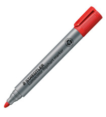 Marcatore Lumocolor Flipchart 356 - a base d'acqua - punta tonda 2 mm - colori assortiti - Staedtler - conf. 4 pezzi