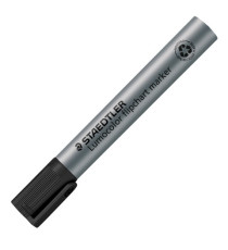 Marcatore Lumocolor Flipchart 356 - a base d'acqua - punta tonda 2 mm - nero - Staedtler