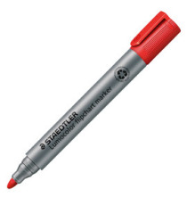 Marcatore Lumocolor Flipchart 356 - a base d'acqua - punta tonda 2 mm - rosso - Staedtler