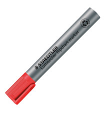 Marcatore Lumocolor Flipchart 356 - a base d'acqua - punta tonda 2 mm - rosso - Staedtler