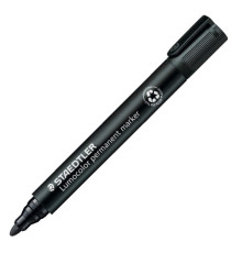 Marcatore Lumocolor Permanent 352 - punta tonda - tratto 2 mm - nero - Staedtler