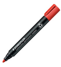 Marcatore Lumocolor Permanent 352 - punta tonda - tratto 2 mm - rosso - Staedtler