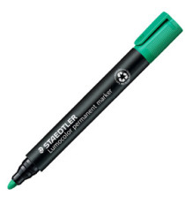 Marcatore Lumocolor Permanent 352 - punta tonda - tratto 2 mm - verde - Staedtler