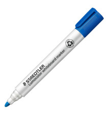 Marcatore Lumocolor whiteboard 351 - punta tonda - tratto 2 mm - blu - Staedtler