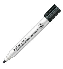 Marcatore Lumocolor whiteboard 351 - punta tonda - tratto 2 mm - nero - Staedtler