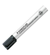 Marcatore Lumocolor whiteboard 351 - punta tonda - tratto 2 mm - nero - Staedtler