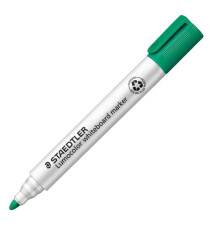 Marcatore Lumocolor whiteboard 351 - punta tonda - tratto 2 mm - verde - Staedtler