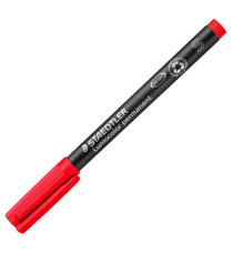 Pennarello Lumocolor Permanent 313 - punta 0,4 mm - rosso - Staedtler