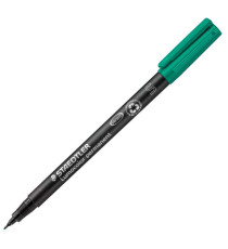 Pennarello Lumocolor Permanent 313 - punta 0,4 mm - verde - Staedtler