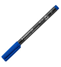 Pennarello Lumocolor Permanent 318 - punta 0,6 mm - blu - Staedtler