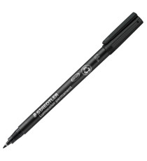 Pennarello Lumocolor Permanent 318 - punta 0,6 mm - nero - Staedtler