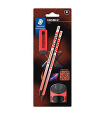 Set Norix® - matite temperamatite gomma - corallo - Staedtler