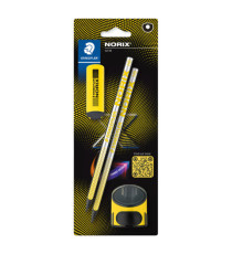 Set Norix® - matite temperamatite gomma - giallo - Staedtler