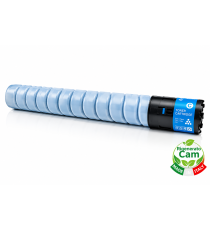 Toner TN321C ciano rigenerato CAM di alta qualità per Konica Bizhub C221, C224, C284, C364 capacità 25.000 pagine