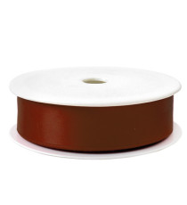 Nastro doppio raso - 25mmx50mt - marrone 855 - Brizzolari