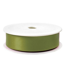 Nastro doppio raso - 25mmx50mt - verde salvia 563 - Brizzolari