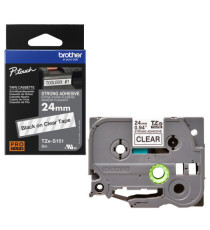 Brother - Nastro - Nero/Trasparente - TZE-S151 - 24mm x 8mt